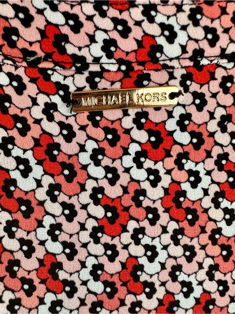 Michael Kors Floral sleeveless dress in Coral, Pink & White. 1x Worn once